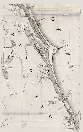 John Lee Williams 1837 Florida Map
